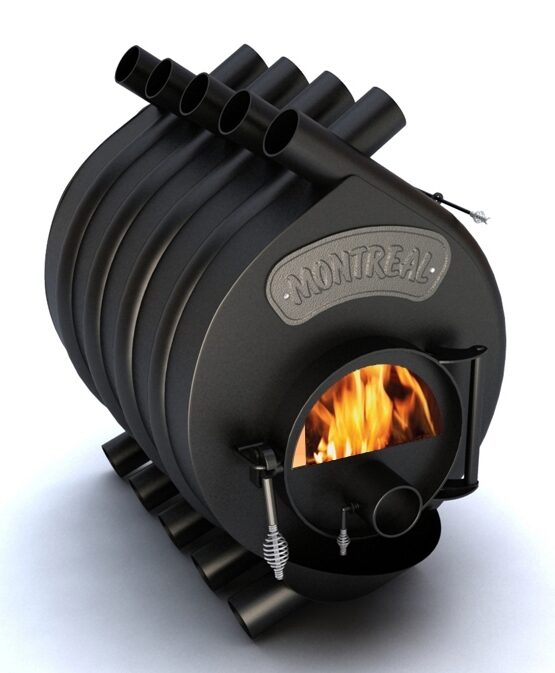 Bulerjan tipa krāsnis Montreal 02 ar stiklu