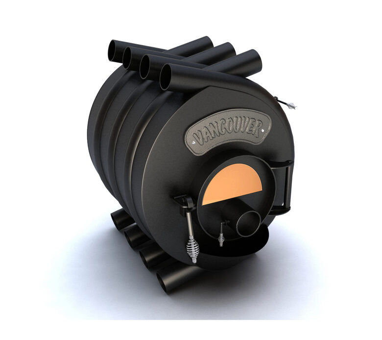 Bulerjan tipa krāsnis Vancouver 01 ar stiklu